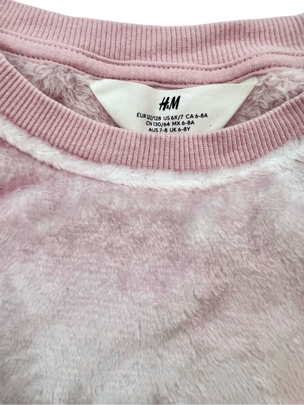 H&M girls fluffy bunny sweatshirt - Picture 2 of 5